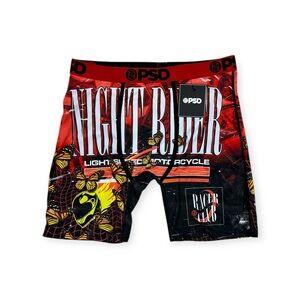 PSD Red and Black Boxer Briefs LARGE